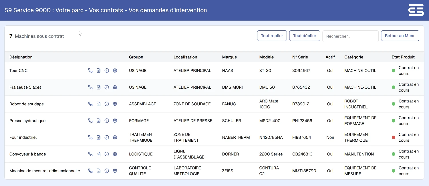 Solution innovante pour la Gestion des Actifs, optimisant l’utilisation des ressources et la productivité.